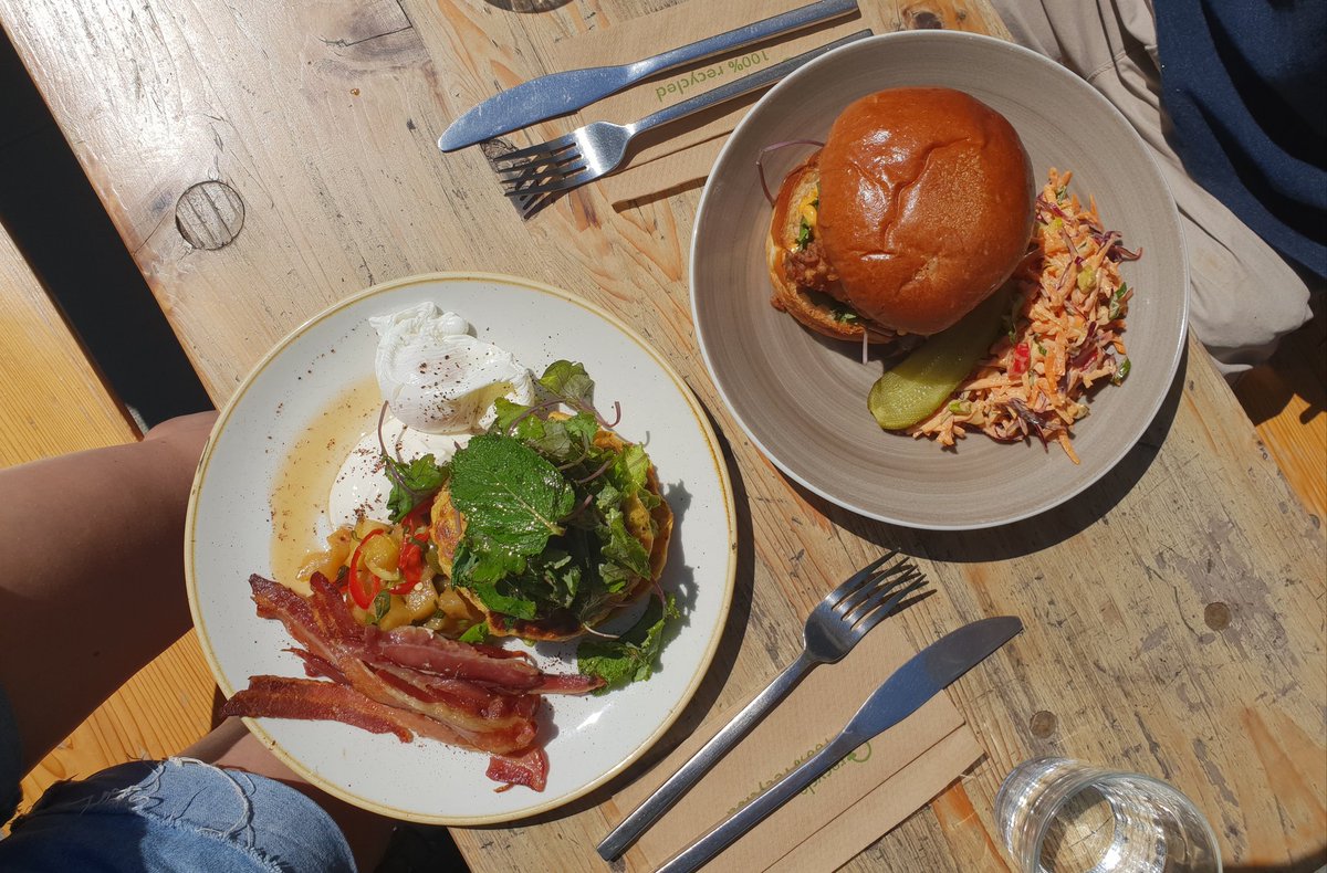 Yesterday's mid week treat, who can resist brunch in the sun :) Friends of Ours #hoxton