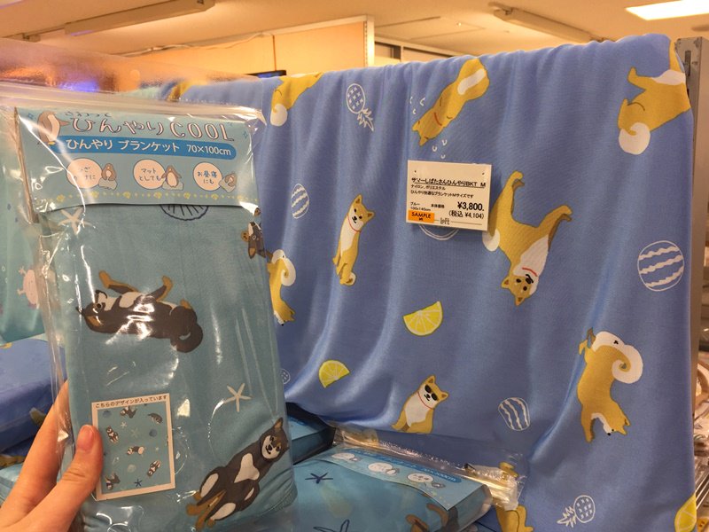 LOFT_IKEBUKURO's tweet photo. \夏のオススメ❄ひんやりブランケット/
見た目も涼しげな、ひんや~りとした接触冷感のブランケットです✨
ウーパールーパーのほほえみ(?)に癒される~💓(*´︶`*) 犬の #しばたさん と #くろやなぎさん のかわいいデザインもご用意しております♪🐾
#11階 #LOFTSUMMER https://t.co/vnLwGKKe2g