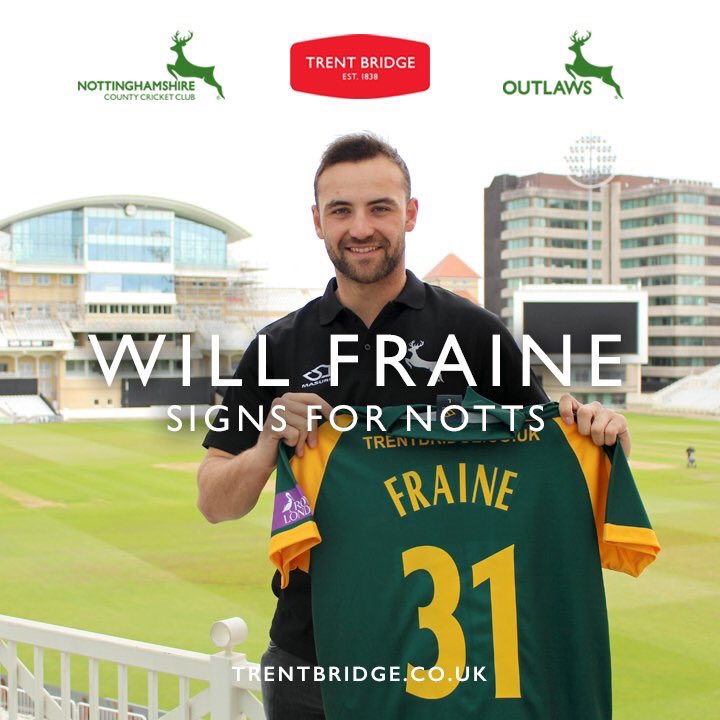 The Scheme strikes again! A massive congratulations to our skipper <a href="/Frainey31/">Will Fraine</a> on signing for <a href="/TrentBridge/">Nottinghamshire CCC</a> #ducc #ahthescheme
