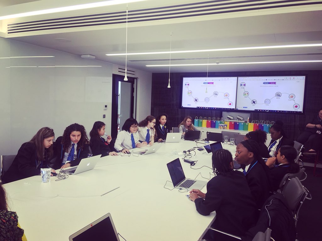 gotostrata's tweet photo. @TechGirlzorg UK office TechShopz in a Box workshop in full swing with the @PetcheyAcademy girls - super smart &amp; representing girls in tech!! #girlsintech #whoruntheworldgirls https://t.co/rCE1wtZFVV