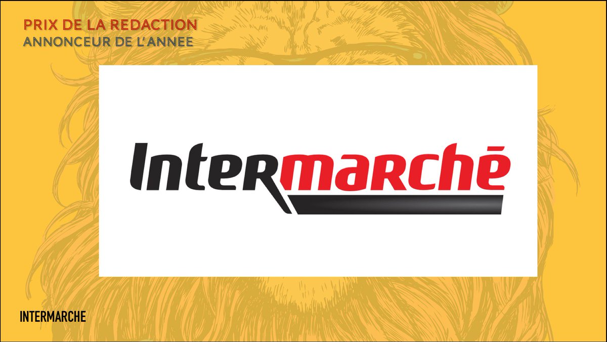 Strategies's tweet photo. @intermarche est « l’annonceur de l’année ». Félicitations ! #VincentFievre #gpstrat https://t.co/uMlxCe10p1