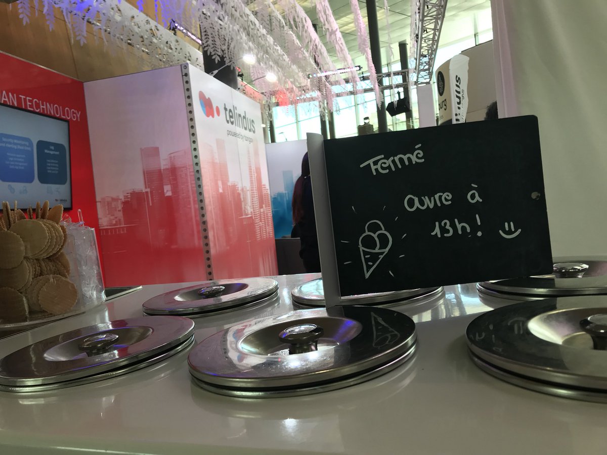 S_Team_Approved's tweet photo. Ouvert depuis 10 Minutes @Telindustelecom booth @ICTSpring #Ictspring2018 🍨🍦 https://t.co/0cnYhfzxjb