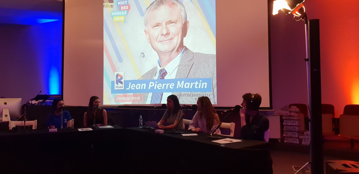 coppensolivier's tweet photo. Quel bonheur de voir @RLive_IHECS  fidèle au rendez-vous à la @Nuitdesmedias https://t.co/pQNthT7gbH