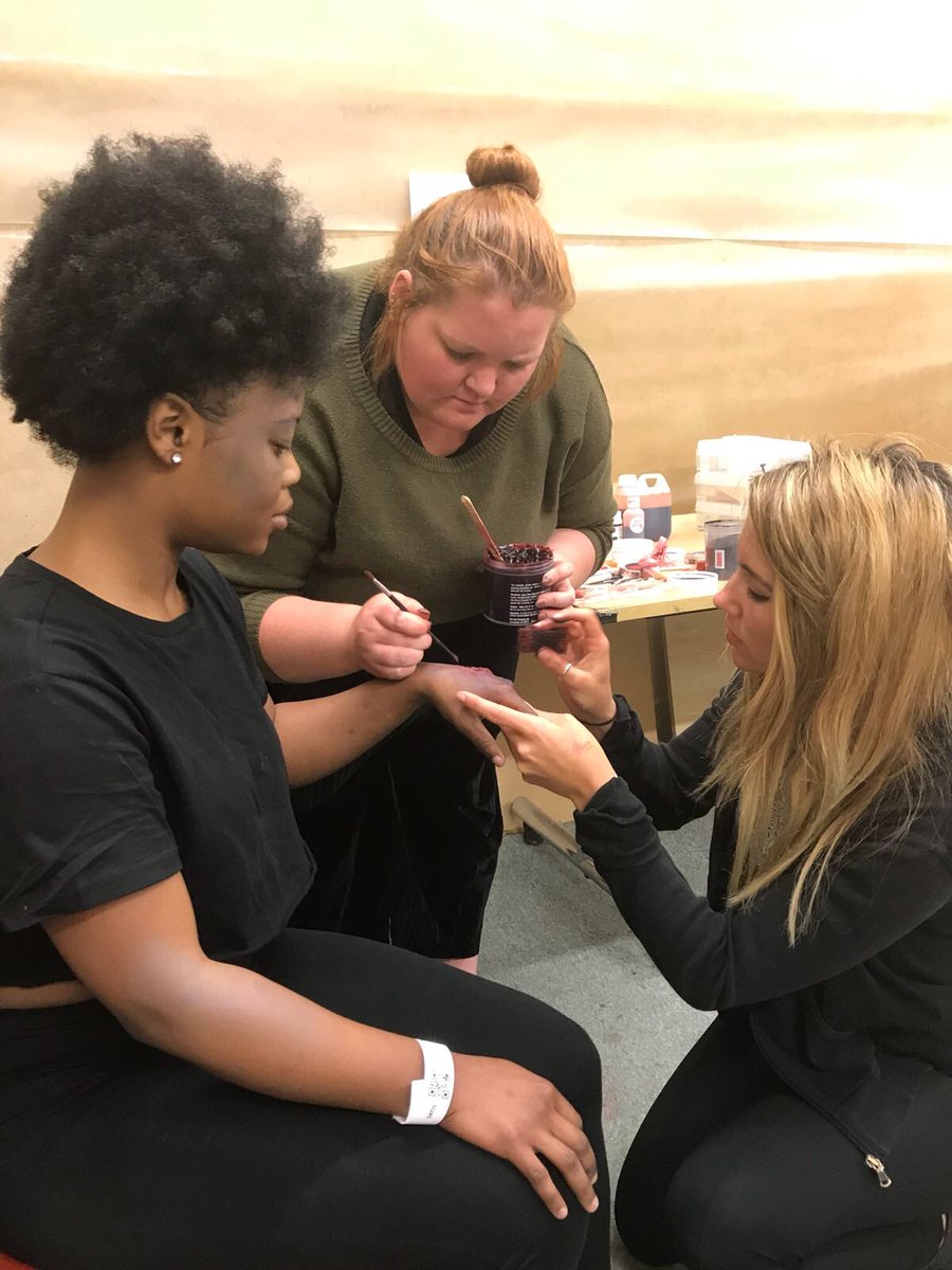 #SimEx2018 first year University of Portsmouth student nurses ready to be simulated casualties at Fort Widley today #GiveMe#RealLearningOpportunities