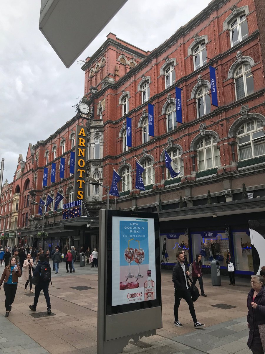 CGL_RS's tweet photo. Our friends @ArnottsDublin are celebrating 175 Years of business! To help them celebrate this momentous occasion, we've just installed their newest external sign! Check it out below;
#SignMaking #Design #Signage #GraphicDesign #Arnotts https://t.co/s2rxf6RfpI