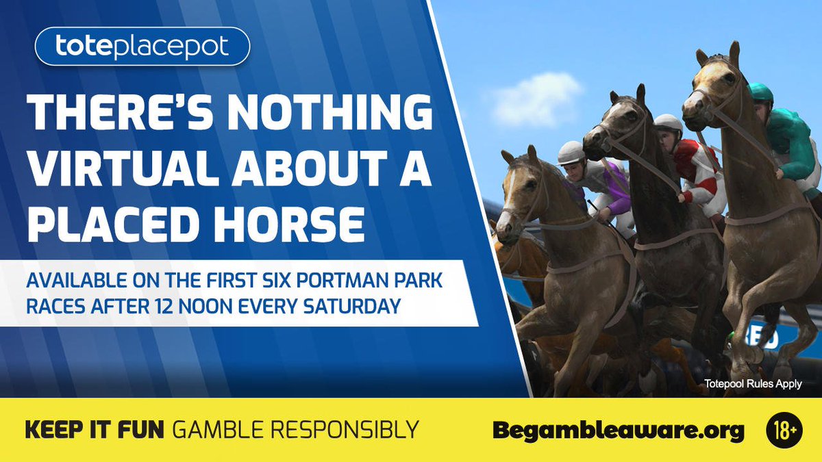 Betfred On Twitter There S Nothing Virtual About A Placed Horse The Toteplacepot At Portman Park On Saturday Paid 866 70 To A 1 Stake Get Involved This Saturday With The Placepot