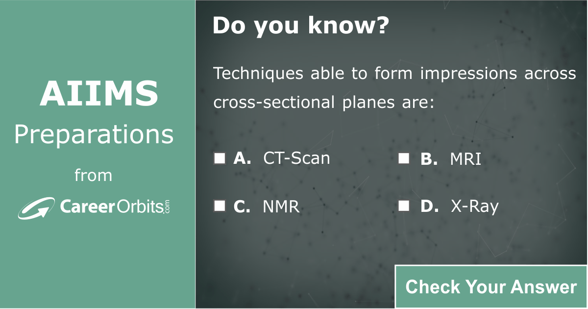 NEETUG2019's tweet photo. Test how prepared you are for #AIIMS!

☑ Click on "Visit link" to check your answer.
☑ Clear doubts with detailed solution.
☑ Revise your concepts smartly.
☑ Learn to practice the right way.

Visit: https://t.co/MOBLgC6kcb

#AIIMS2018 #AIIMSQuestion #AIIMSExam #AIIMSMBBS https://t.co/vvA9NbLHk3