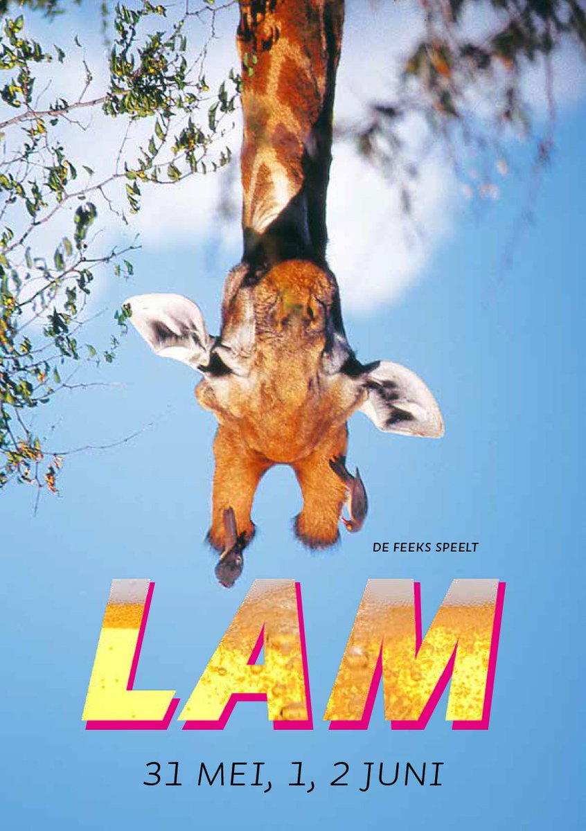 LIDAoosterbaan's tweet photo. De Feeks speet LAM

Oorspronkelijke titel:
Carnaval, de musical 
Tekst: Nasja Covers
LAM is te zien op 31 mei, 1 juni en 2 juni om 20:15 uur in de
Verkadefabriek, Boschdijkstraat 45 ’s-Hertogenbosch
Kaartjes € 12,50 per stuk
Reserveren: https://t.co/Z35nIGES9E  / 073 6818160 https://t.co/AFFRkMGIfI