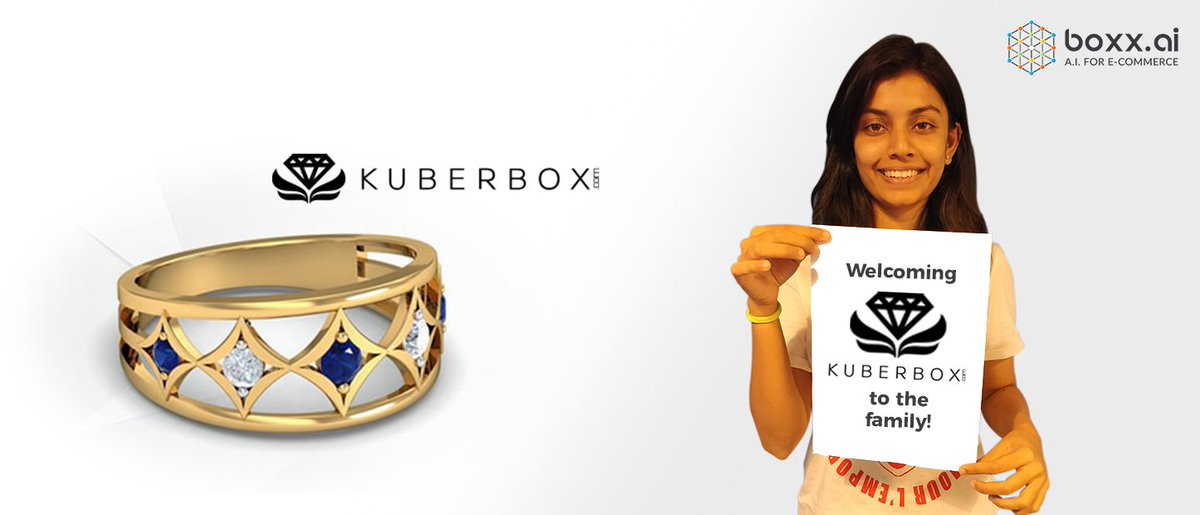 boxx_ai's tweet image. Great to have @KuberBox onboard, The one stop shop for awesome, affordable &amp;amp; heart melting jewellery. Why fit in when you were born to stand out!

#AIforEcommerce