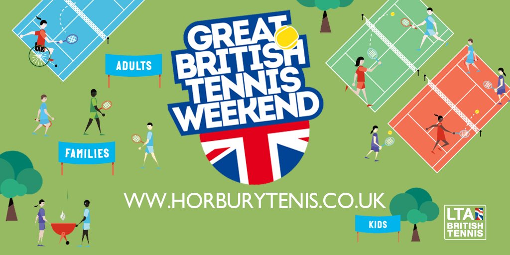 Tomorrow is the <a href="/LTANorth/">LTA North</a> Great British Tennis Weekend at Slazenger Sports Club! Come down to the Club for free tennis on Saturday 19th! Find out more about the Event at horburytennis.co.uk