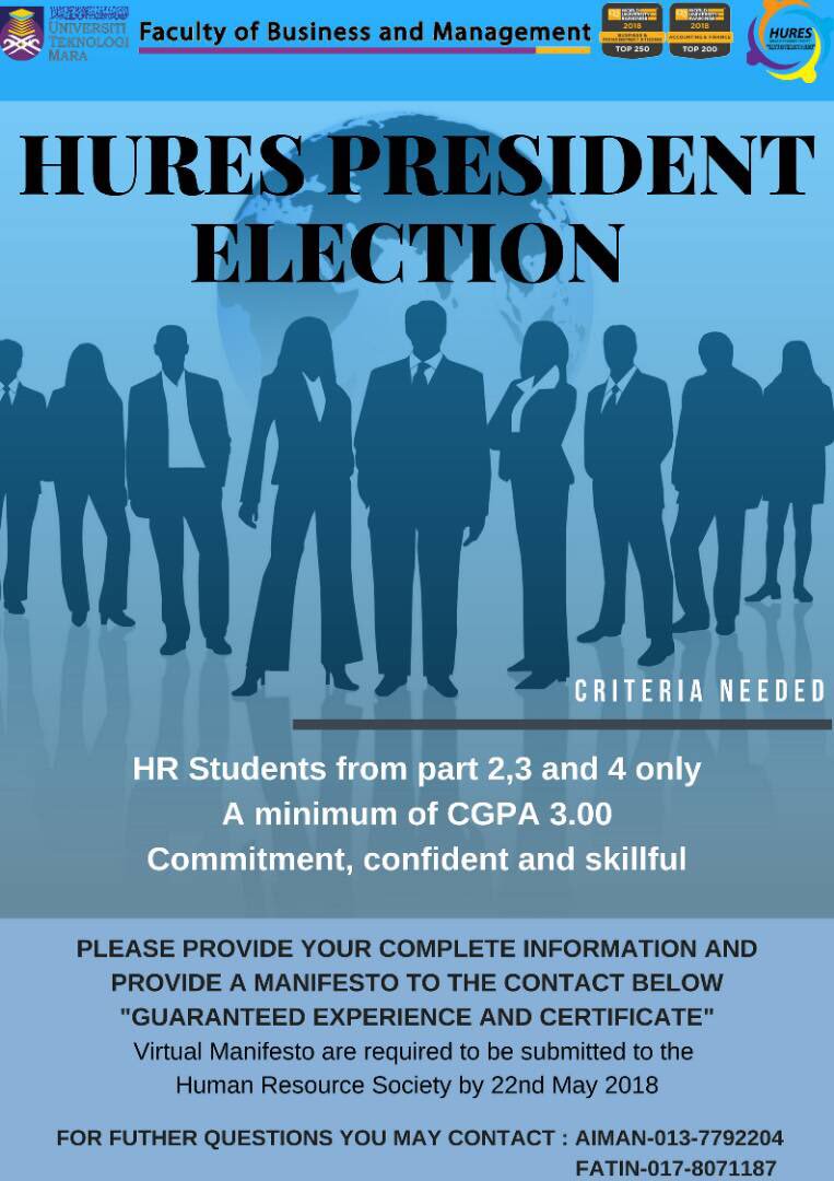 HR_PuncakAlam's tweet photo. 📣Assalamualaikum & Salam Sejahtera Hurester📣
.
Has anyone seen the president?
.
Well the Hures President Election are coming.
#hurester #hurespalam #uitmpuncakalam #huresohana #fbmawesome #unityisthebestpolicy https://t.co/zynl4KBwSX