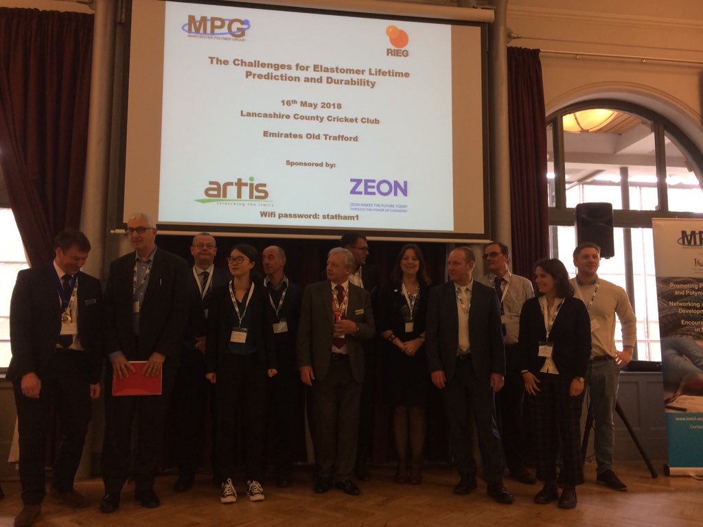 MCRPolymerGroup's tweet photo. All the speakers at today’s seminar #MPG18 Thanks to all https://t.co/kZRjKUalH1
