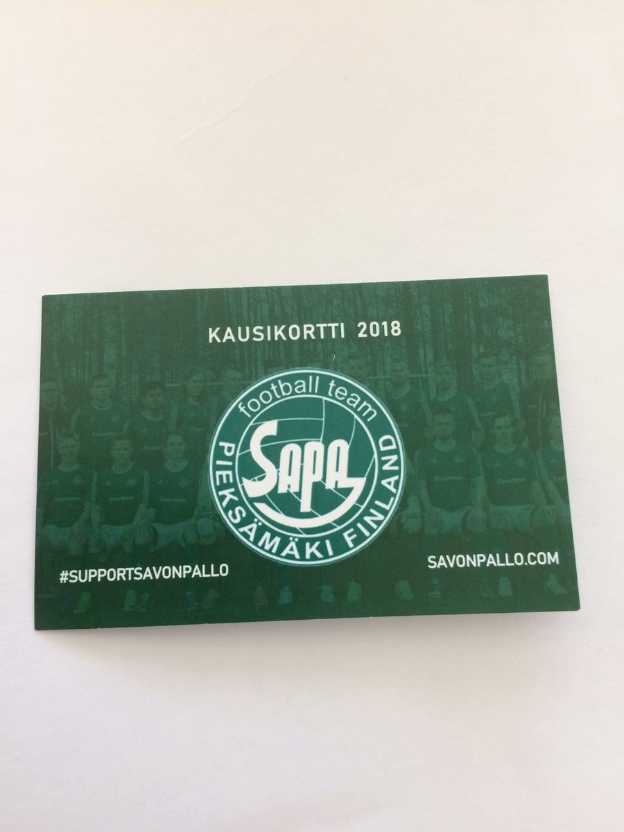 MLatosaari3's tweet photo. Kilahti tänään postiluukusta tämmönen! Pieksämäelle lähtijöitä? #supportSavonPallo #kannatuskausikortti https://t.co/uNOYK5icW2
