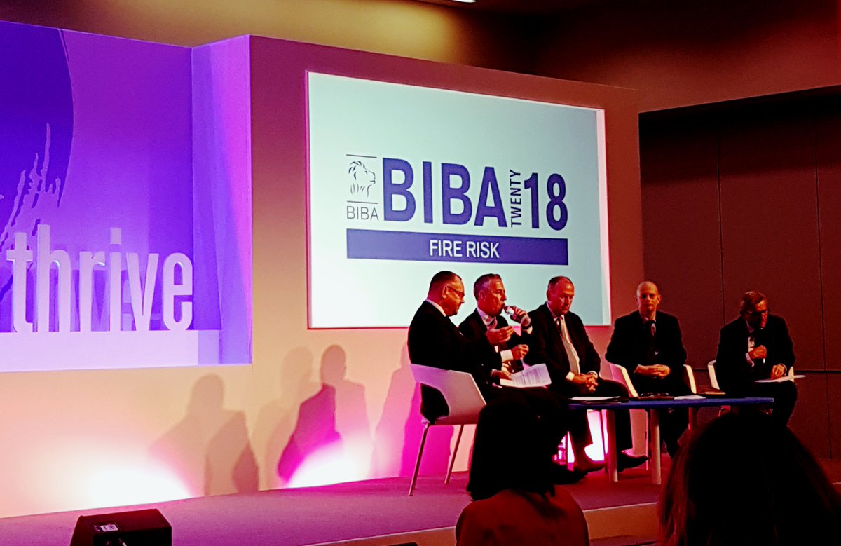 LettonPercival's tweet photo. Thanks to @MasonOwenInsure and all involved for an informative and knowledgeable session on fire risk at #BIBA2018 #risk #firesafety https://t.co/V1bX5LBpb4