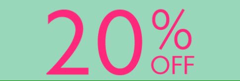 We have 20% off all dresses in store! Pop in and see us to get the perfect dress whatever the occasion!