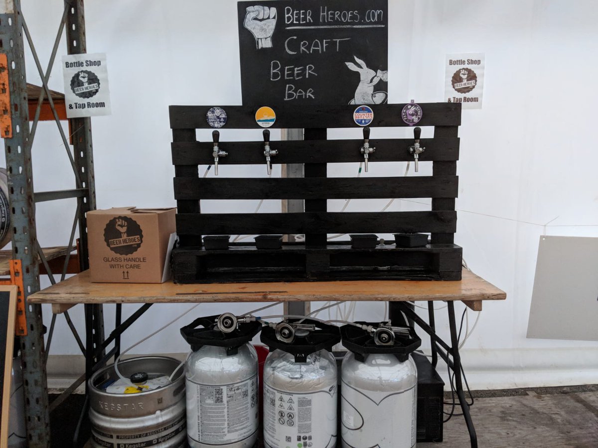 It's the day before the fest and things are shaping up nicely. The big fest marquee is up, the beers are in and the <a href="/realbeerheroes/">Beer Heroes</a> guest keg bar is in place. See you soon!

E-tickets available online while stocks last:
tinyurl.com/y86m7y4j