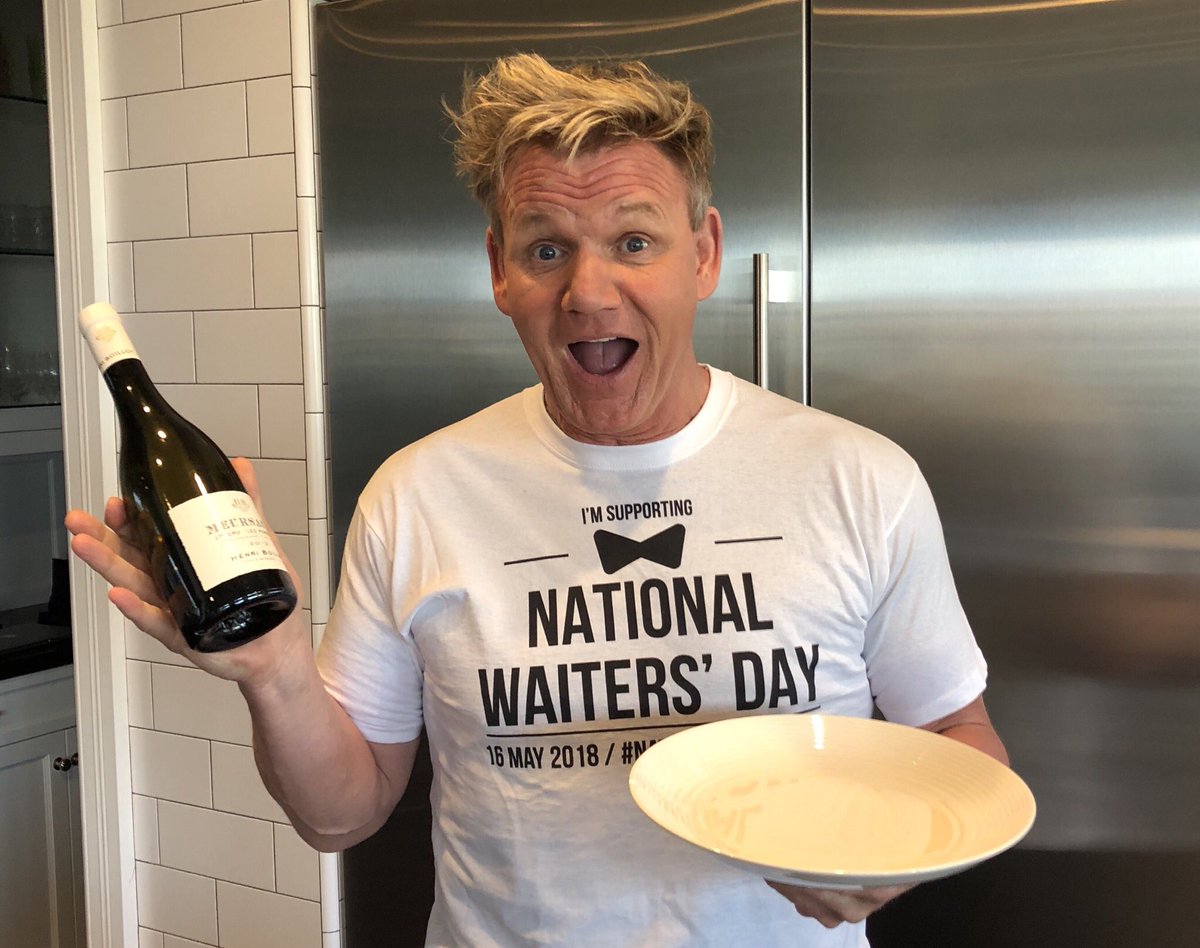 GordonRamsay's tweet image. Wishing all the talented staff at @GordonRamsayGRP a great #nationalwaitersday ! They're the backbone that make our restaurants run Gx