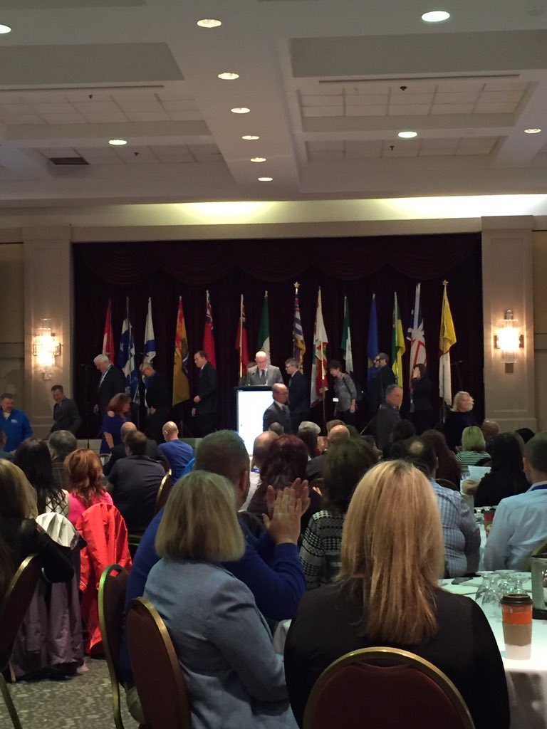 Bringing in the flags in the order we joined Confederation <a href="/CAPNL2018/">CAPNL 2018</a>