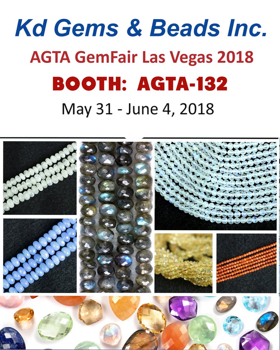 kdgemsshop's tweet photo. AGTA GemFair™ at the JCK Las Vegas Show 2018 https://t.co/PoScpXlkYN