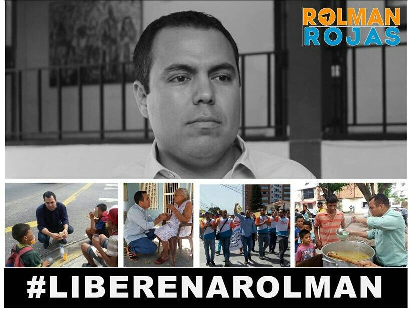 rolmanrojasr's tweet photo. Hoy #17May el profesor universitario de la UC y #presopolítico @RolmanRojasR lleva 273 días DETENIDO en la Cárcel 26 de Julio.

SU SALUD EMPEORA cada día al padecer:
HIPERTENSIÓN SEVERA
CARDIOPATÍA
DIABETES 
Y GLAUCOMA
#MedidaHumanitariaYA
#LiberenARolman https://t.co/2BJ9FsCetF