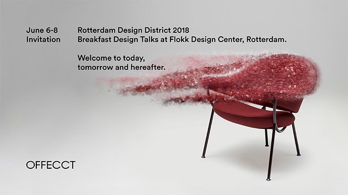 6, 7 en 8 juni ‘praat’ iedereen weer design tijdens Design District. <a href="/FlokkNederland/">Flokk Nederland</a> pakt ook dit jaar uit met een offsite programma. Dagelijks kun je vóór opening naar de Design Talks ontbijtsessies met de topdesigners van #Offecct! Meer info: designdistrict.nl/programmas/#of…