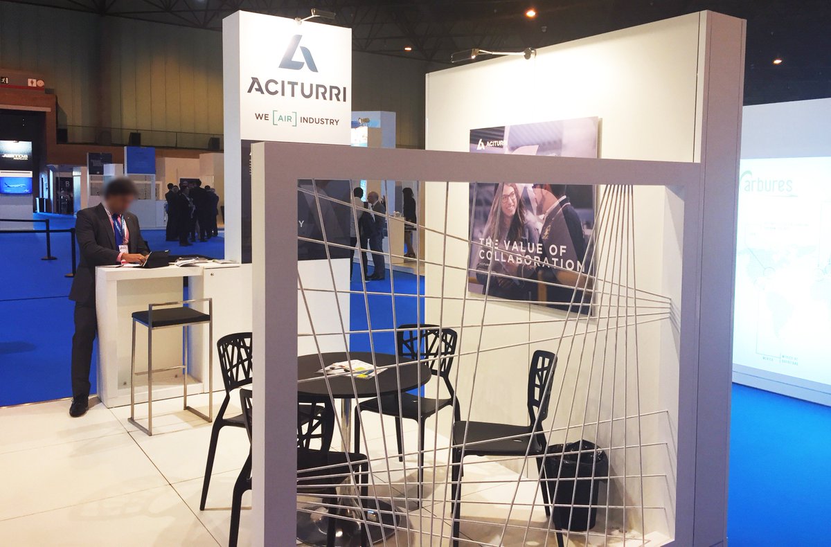 Lign_E's tweet photo. Petite escapade andalouse pour @LignExpo fournisseur officiel du salon Aerospace &amp; Defense Meetings à Séville !
#locationdemobilier #toulouse #salon #congres #Espagne #Seville #ADMSevilla https://t.co/5JHyFjBi91