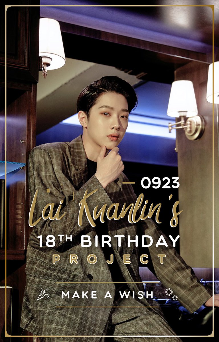 KuanlinTH's tweet photo. [🎂] LAI KUANLIN’S 18TH BIRTHDAY PROJECT
‘MAKE A WISH’🌠

📣รายละเอียดการโดเนทและรายละเอียดโปรเจกต์อยู่ในลิงก์ค่ะ
🔗https://t.co/7lE2GrlqU8

🌟ระยะเวลาเปิดรับโดเนท: วันนี้ - 20 ส.ค.
มาร่วม “Make A Wish” ด้วยกันนะคะ❤️
#KUANLIN18THWISH https://t.co/mYgAO2wkeg