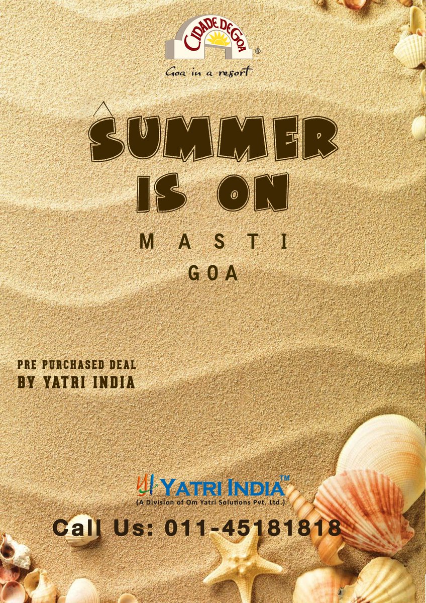 yatriindia's tweet photo. #CIDADE #DE #GOA #PRE #PURCHASED #DEAL #BY #YATRI #INDIA https://t.co/Zn27BfHuTd