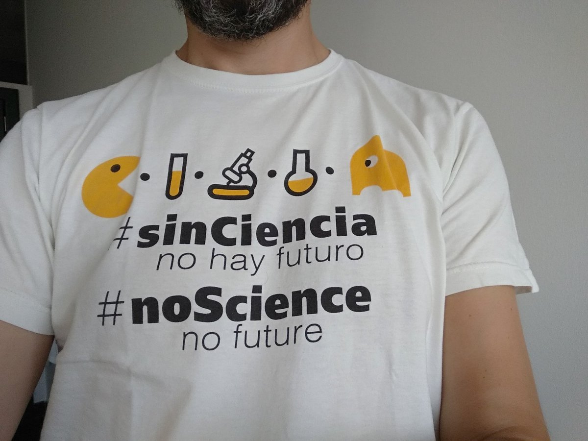 Malnutridos's tweet photo. Mi camiseta para el #Pint18SEV de hoy. #SinCienciaNoHayFuturo #Pint18ES https://t.co/KSp5RaQoZ1