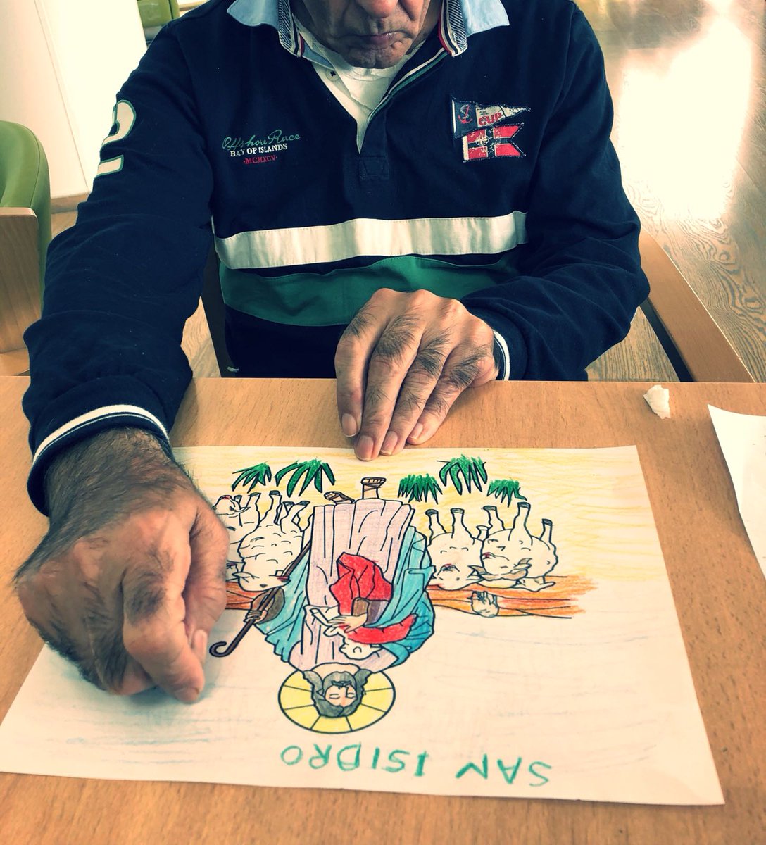 IsolanasN's tweet photo. Fiesta de San Isidro en el Centro, concurso de dibujos castizos, bailes de chotis e Historia del Santo. Disfrutando y rememorando! https://t.co/7RhrIqGDCN