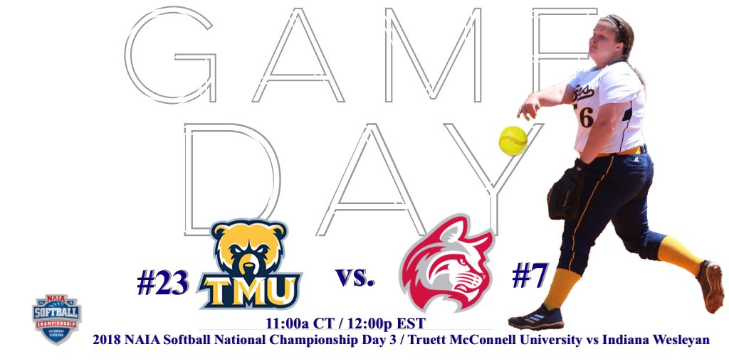 TMUBears's tweet image. #23Lady Bears vs #7Indiana Wesleyan in the Championship of the Opening Round today at 11a CT/12p EST. Watch it live m.youtube.com/watch?v=Wv5kse…
