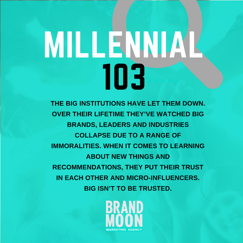 BrandMoonSA's tweet photo. #MarketingFacts not fiction
#Millennials #Marketing https://t.co/EkIj5Tvjkd