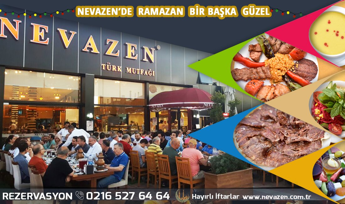 Sizleri Nevazen Türk Mutfağında sınırsız iftar keyfine bekliyoruz. Rezervasyon için 0216 527 64 64 #ramazan #nevazen #iftar #iftarkeyfi #iftarrezervasyon #ramazaniftar #hayirliramazanlar