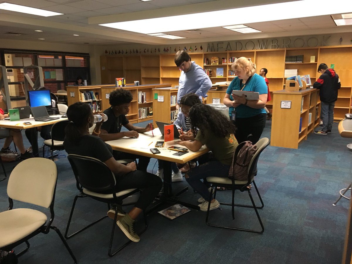 Math in the MBK Library? What the? Breaking Out with some Algebra and Ms. Iacona’s students!