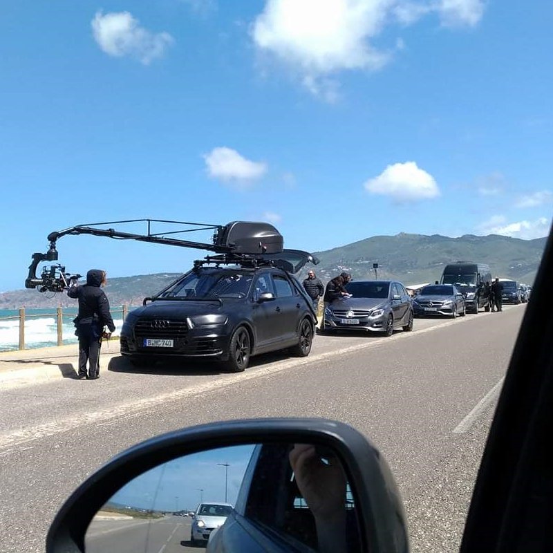 Spotted! <a href="/MercedesBenz_SA/">Mercedes-Benz South Africa</a> shooting their next TV commercial…using an Audi Q7. Looks like our friends really do believe in the #BestOrNothing.