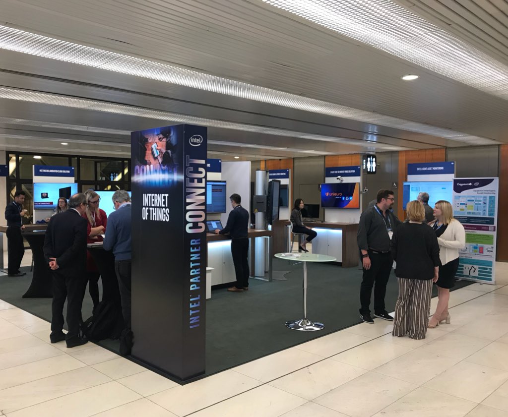 polytouch_de's tweet image. #IntelPartnerConnect #IoT is a big theme over here.