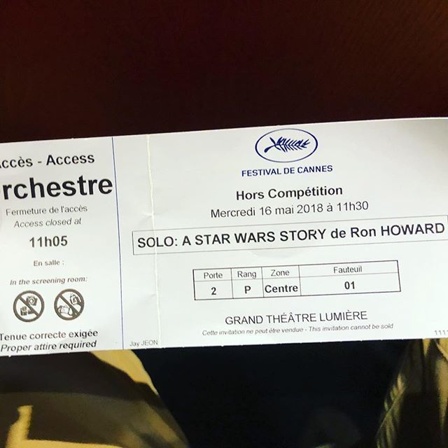 etthompson's tweet image. It’s about to go down. #Shootfirst #Solo #cannes ift.tt/2InAGTK