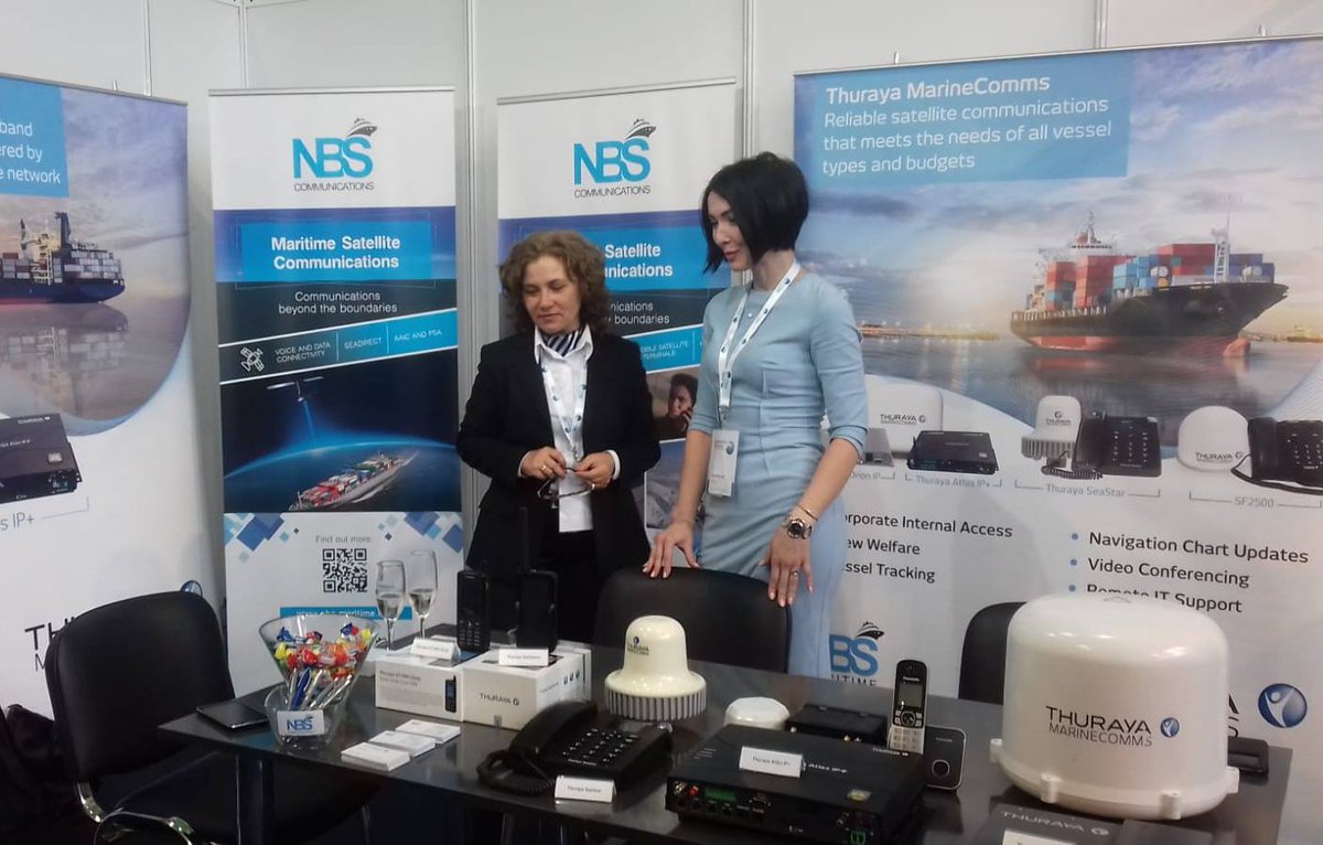 ThurayaTelecom's tweet photo. At #EuroportRomania, we are exhibiting our full fleet of #MarineComms solutions, including #AtlasIP+ that offers best data speeds for an L-band marine terminal of its size. If u seek unrivaled functionality &amp; great value dont look beyond SeaStar! Join us @ booth 11 to learn more. https://t.co/cL24HEKtdv