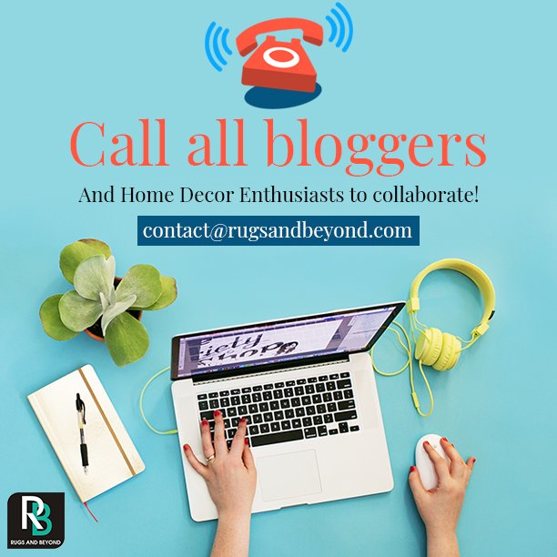 RugsandBeyond's tweet photo. Calling all bloggers and home decor enthusiasts to get in touch for an exciting opportunity! Ping us here or via email! π―π©
#Honor10
#LeBron
#TheCavs
#Luxury #HomeDecor, #Premium #Dinnerware & #Dining, #HomeLinen, #Candleware, #Lighting #Lamps,
#Travel #Photo #Nature #Flowers https://t.co/gxf31oE6PZ