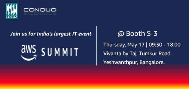 SHISolutionsIN's tweet photo. Whether you are new to AWS, or an experienced user, each of you can benefit from the AWS Summit Banglore. Come visit Locuz Enterprise Solutions Ltd. The Consulting Partners for AWS @ Booth S3. May 17th
#AWSSummitBanglore #Locuz #Conquo https://t.co/8e6UqhEsDz