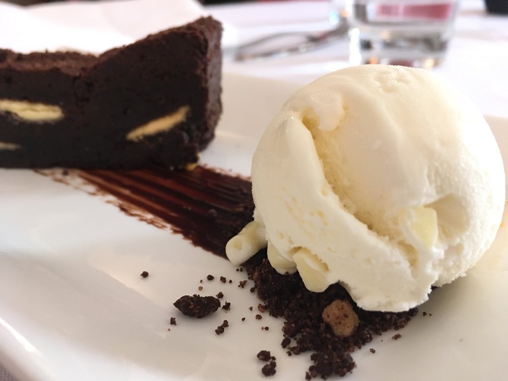 Having agreed day with <a href="/InCertainPlaces/">In Certain Places</a> for #lieoftheland. Dessert looks like it crash landed!