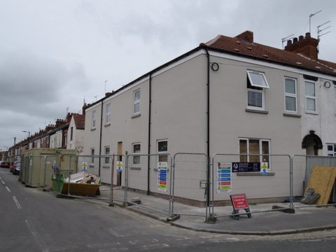 DMP_Surveying's tweet photo. Health &amp; Safety inspection this morning at Cholmley street for @MindHEY. Roof&amp; render complete so scaffold down and it's looking great.  Internally, electricians busy and stub partitions ready for plasterboard @EttridgeEA @Simpsonbcuk @david3012 https://t.co/PjjHWA9nCJ