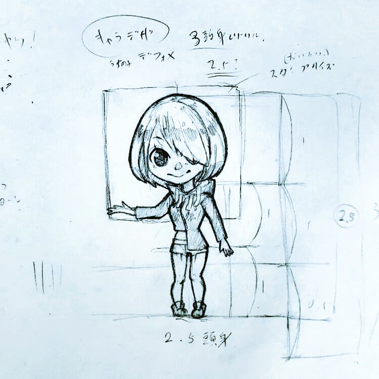 デフォルメキャラの添削
とても勉強になった
before→after
#創作 #デフォルメ 