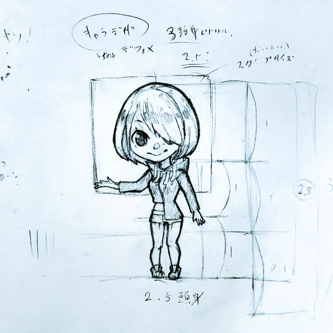 デフォルメキャラの添削
とても勉強になった
before→after
#創作 #デフォルメ 
