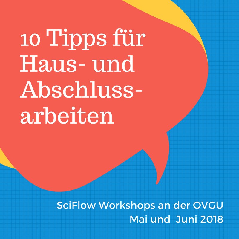 sciflow_net's tweet photo. Im Workshop am #OvGU Unicampus gibt es 10 Tipps, wie Studierende in SciFlow beim Schreiben ordentlich Zeit und Aufwand sparen können. @OVGUpresse
Plätze sind begrenzt, also am besten gleich anmelden --> https://t.co/Vp7N6Lq3Jj #sciflow #workshop #student #bachelor #master https://t.co/JAHjvN1G2l