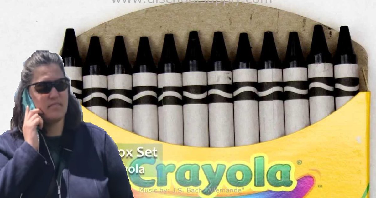 ZanyMadcap's tweet photo. #Oakland #oaklandbbq #OaklandCookout #BBQingWhileBlack #bbqlady #racistbarbecuelady #racheldolezal #CookingOutWhileBlack #oaklandbbqwoman #barbecue #crayola #crayons #BBQBecky https://t.co/TIRxhDmud7