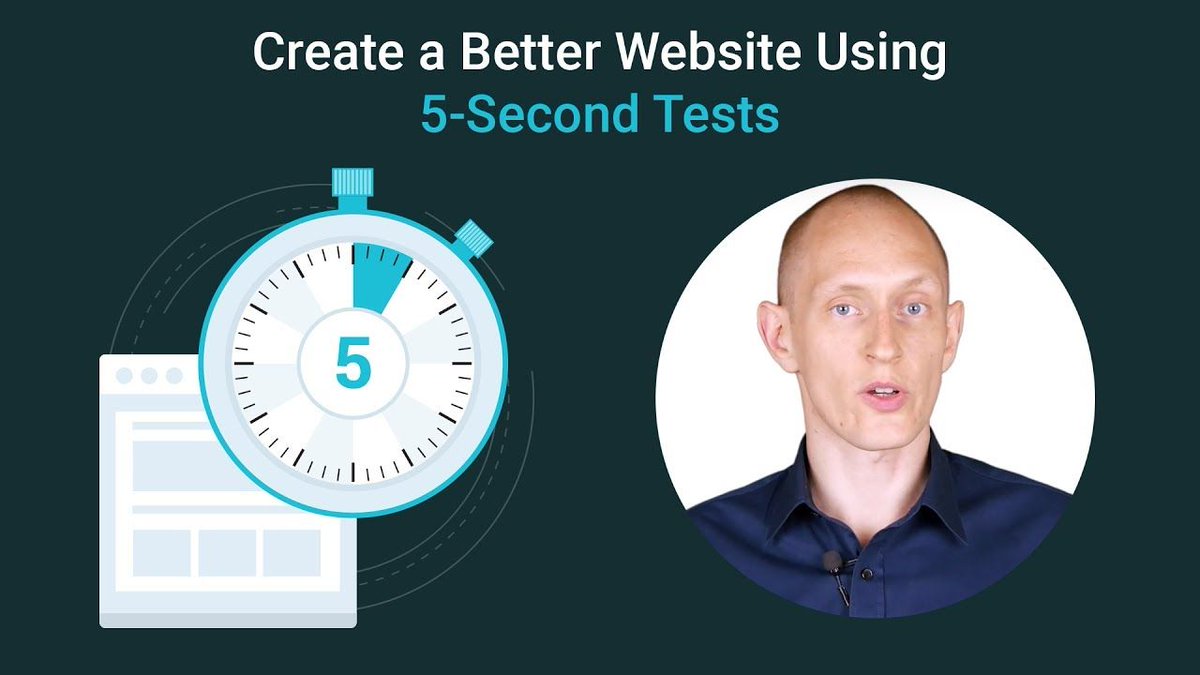 What is a 5-second test and why would you want to use one?
buff.ly/2IwXD69 #HelpfulUX