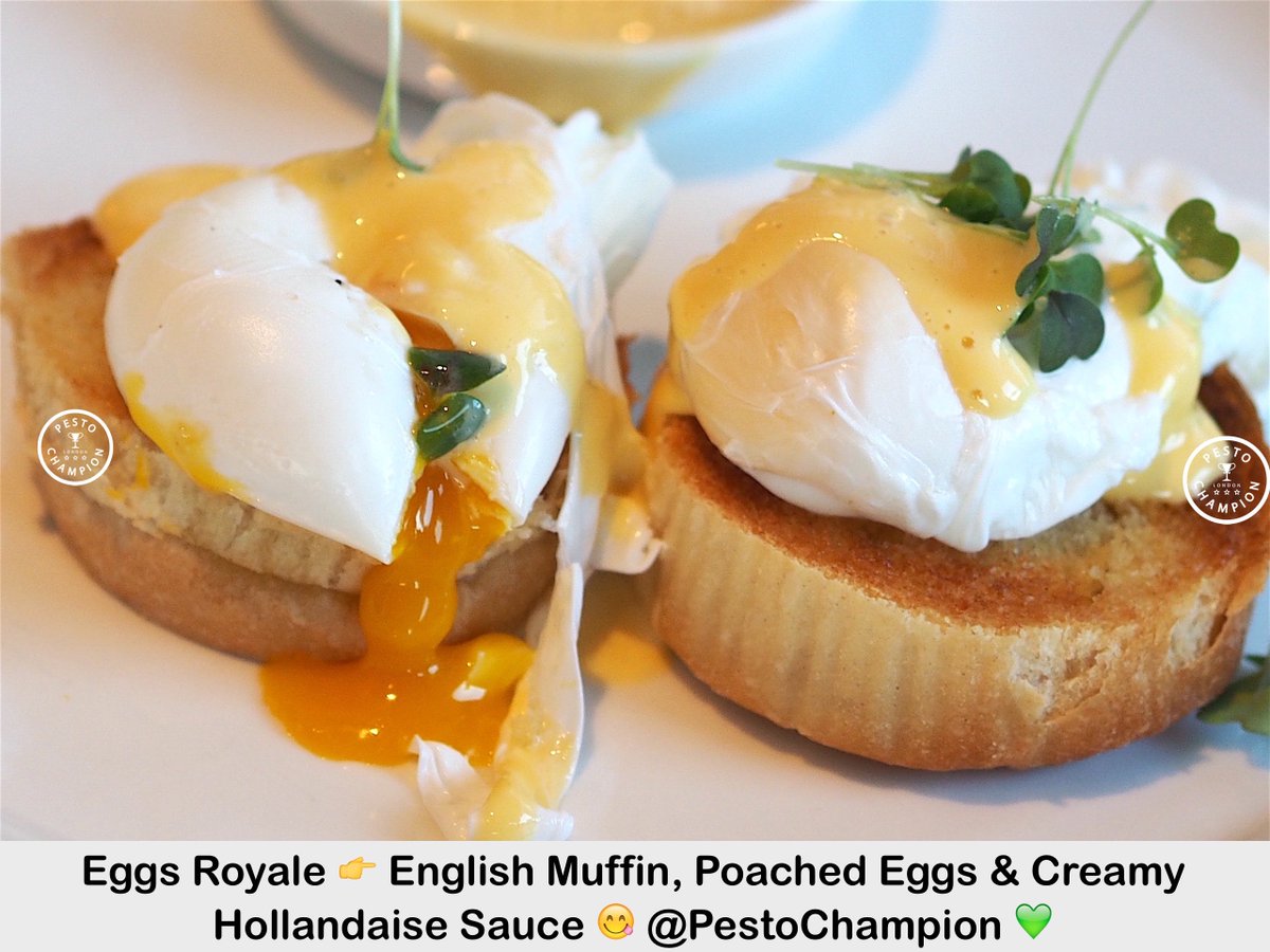 What we ordered for brunch! 😋 Eggs Royale 💕
Dining #inspiration & 📸Photo Credit #London #Foodie #PestoChampion 💛
#brunch #brunchlondon #breakfast #flashback #breakfastlondon #poachedeggs #eggs  #englishmuffin #Salmon #EggsRoyale #EggsBenedict #HollandaiseSauce #EnglishMuffin