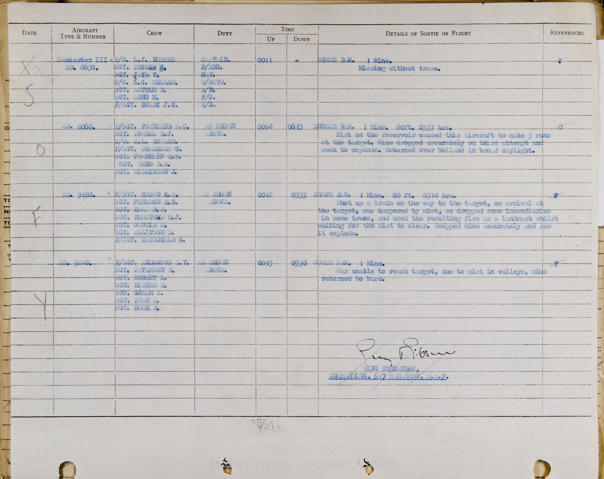 DefenceHQ's tweet photo. Tonight we’ll be recreating an as-it-happened account of #Dambusters75 from @RoyalAirForce records and radio transmissions. Operation Chastise happened by moonlight, so watch our feed from 19:30. https://t.co/QeogosV6mV