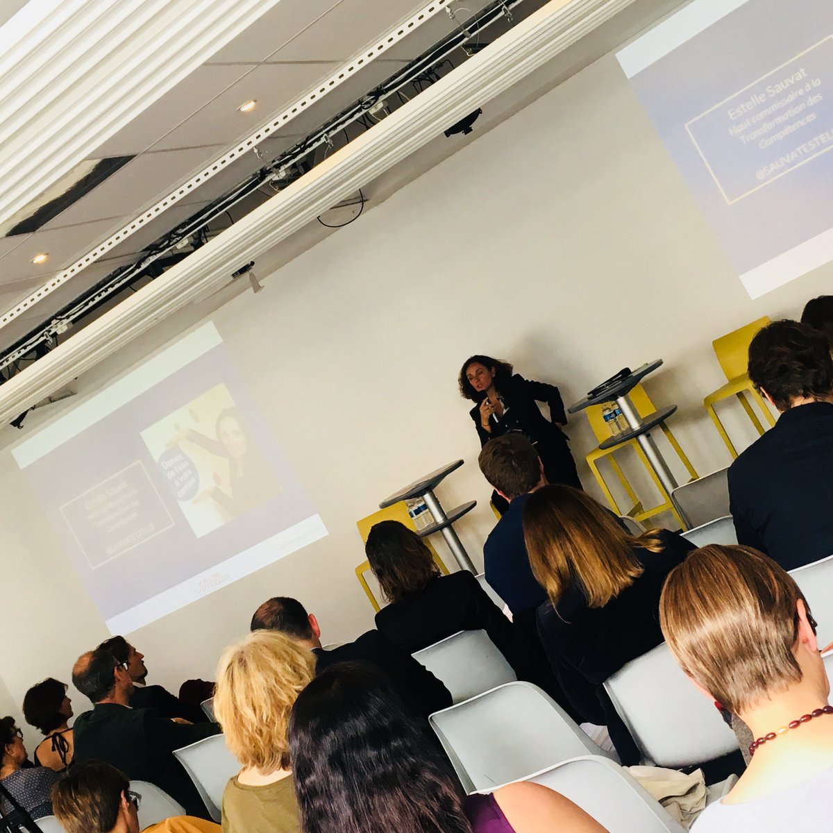 #FranceApprenante 
@SAUVATESTELLE La Haut-Commissaire à la Transformation des compétences nous fait l’honneur de sa présence et partage avec nous l’importance de faire des compétences et de la formation des pierres angulaires de notre Société